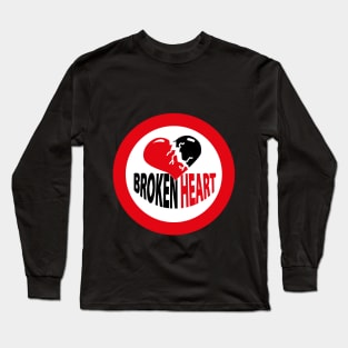 Broken Heart Sign Long Sleeve T-Shirt